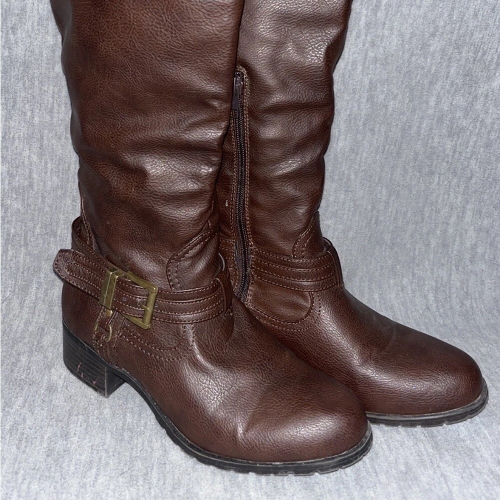 Rampage Idera Knee High Boots Brown Women’s